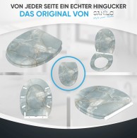 Soft Close Toilet Seat Marble Italia
