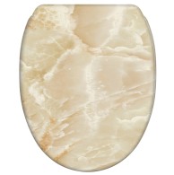 Soft Close Toilet Seat with Quick Release Marble Nature
