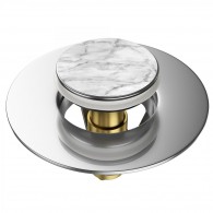 Pop-Up Wash Basin Plug Marble