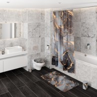 Toilet Seat Marble Abstract
