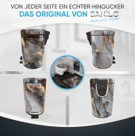 Bathroom Bin Marble Abstract 3 Litres