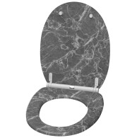 3 Piece Bathroom Set Marble Grey