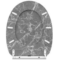 3 Piece Bathroom Set Marble Grey