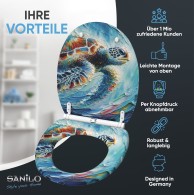Soft Close Toilet Seat with Quick Release Maruva