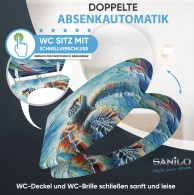 Soft Close Toilet Seat with Quick Release Maruva