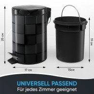 Bathroom Bin Faylora 3 Litres