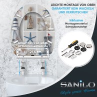 Soft Close Toilet Seat with Quick Release Sea Breeze