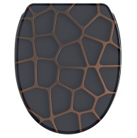 Soft Close Toilet Seat with Quick Release Mesh