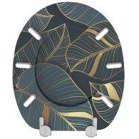 Toilet Seat Monstera