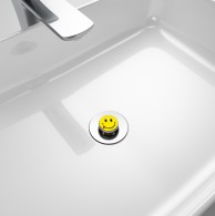Pop-Up Wash Basin Plug Smiley