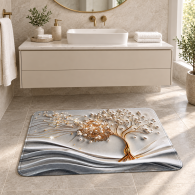 Bath Rug Tree of Life 70 x 110 cm