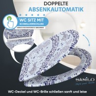 Soft Close Toilet Seat with Quick Release Mosaic World
