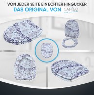 Soft Close Toilet Seat with Quick Release Mosaic World