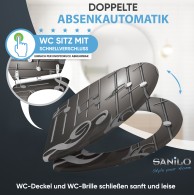 Soft Close Toilet Seat Musical Notes