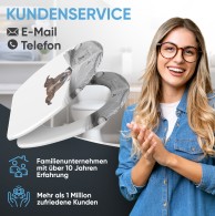 Soft Close Toilet Seat with Quick Release Newspaper