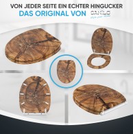 Soft Close Toilet Seat with Quick Release Old Tree