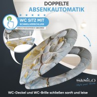 Soft Close Toilet Seat with Quick Release Ornella