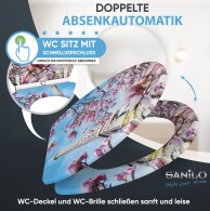Soft Close Toilet Seat with Quick Release Paris