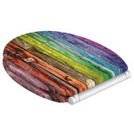 3 Piece Bathroom Set Rainbow