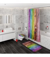 Shower Curtain Rainbow 180 x 200 cm