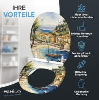 Soft Close Toilet Seat with Quick Release Riviera