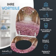 Soft Close Toilet Seat with Quick Release Romance
