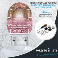 Soft Close Toilet Seat with Quick Release Romance