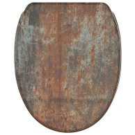 Soft Close Toilet Seat with Quick Release Rusty