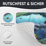 Bath Mat Dolphin 53 x 53 cm