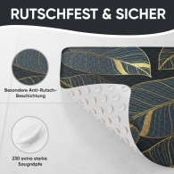 Bath Mat Monstera 53 x 53 cm