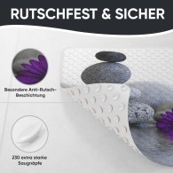 Bath Mat Energy Stones 53 x 53 cm