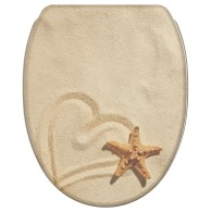 Soft Close Toilet Seat with Quick Release Sandy