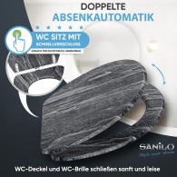 Soft Close Toilet Seat Schiefer