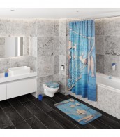 Shower Curtain Seafaring 180 x 200 cm