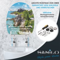 Soft Close Toilet Seat with Quick Release Seychellen