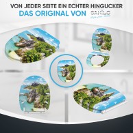 Soft Close Toilet Seat with Quick Release Seychellen