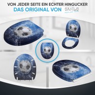 Soft Close Toilet Seat with Quick Release Soccer