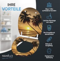 Soft Close Toilet Seat with Quick Release Summer