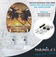Soft Close Toilet Seat with Quick Release Summer