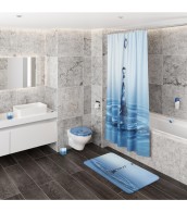 3 Piece Bathroom Set Waterdrop