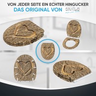 Soft Close Toilet Seat with Quick Release True Love