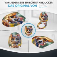 Soft Close Toilet Seat with Quick Release Twinky