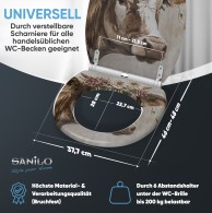 Soft Close Toilet Seat with Quick Release Berta