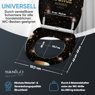 Soft Close Toilet Seat with Quick Release VIP Lounge