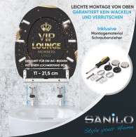 Soft Close Toilet Seat with Quick Release VIP Lounge