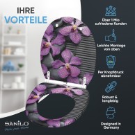 Soft Close Toilet Seat with Quick Release Vanda