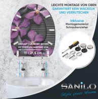 Soft Close Toilet Seat with Quick Release Vanda