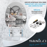 Soft Close Toilet Seat with Quick Release Vanesa