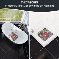 Bath Mat Graffiti 53 x 53 cm