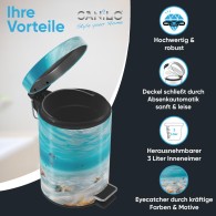 Bathroom Bin Waterworld 3 Litres